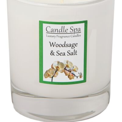 Vela de lujo Woodsage & Sea Salt en vaso de 30 cl