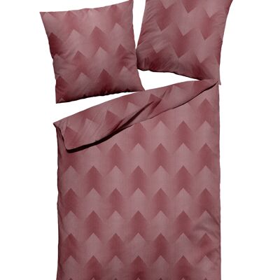 Jacquard flannel bed linen red