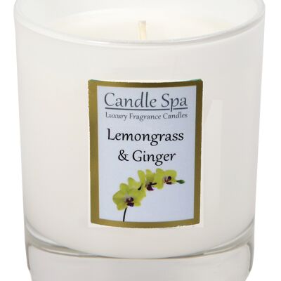 Lemongrass & Ginger Luxury Candle in 30cl Tumbler