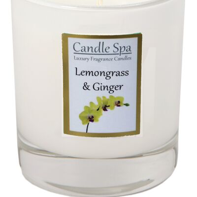 Lemongrass & Ginger Luxury Candle in 30cl Tumbler