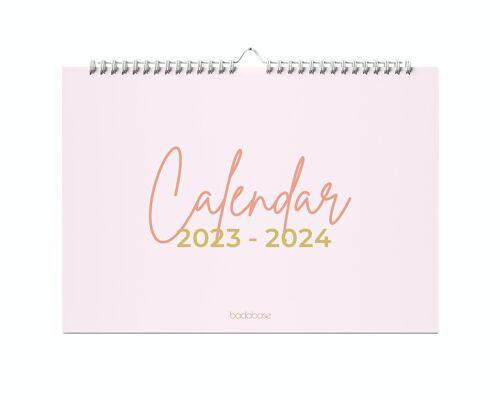 2023-2024 Mid-Year Calendar, Monday Start