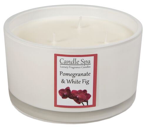 3-Wick Candle - Pomegranate & White Fig