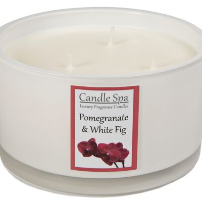 3-Wick Candle - Pomegranate & White Fig