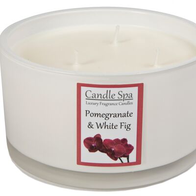 3-Wick Candle - Pomegranate & White Fig