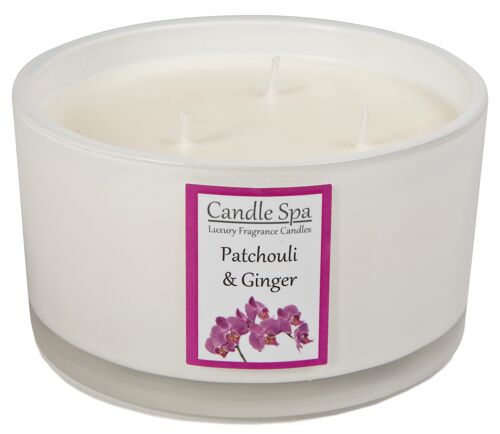 3-Wick Candle - Patchouli & Ginger
