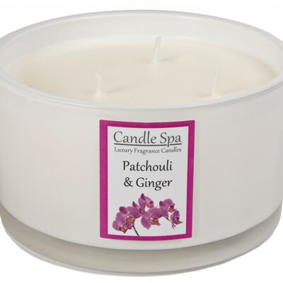 Candela 3-Wick - Patchouli & Zenzero