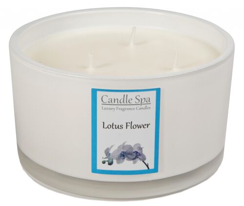 3-Wick Candle - Lotus Flower