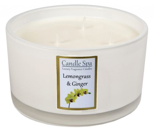 3-Wick Candle - Lemongrass & Ginger