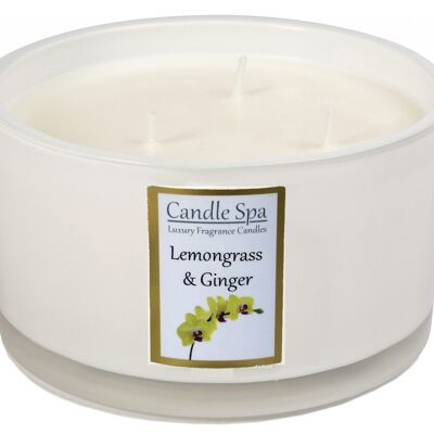 3-Wick Candle - Lemongrass & Ginger