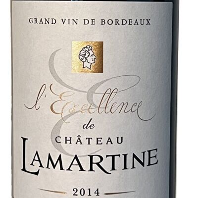 L'Excellence de Château Lamartine 2020, Castillon Côtes de Bordeaux 75cl