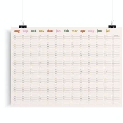 2023 – 2024 Academic Year Wall Planner
