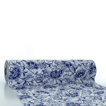 Chemin de table Liv en bleu en Linclass® Airlaid 40 cm x 24 m, 1 pièce 1