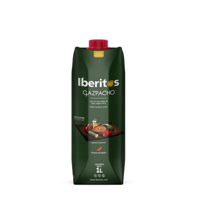 Gazpacho iberitos - Brick 1 Litro - NO NECESITA FRIO