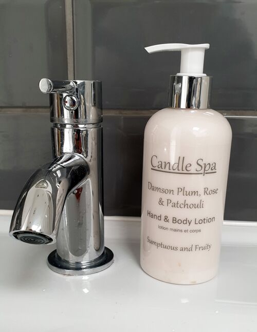 Damson Plum, Rose & Patchouli Hand & Body Lotion 250ml