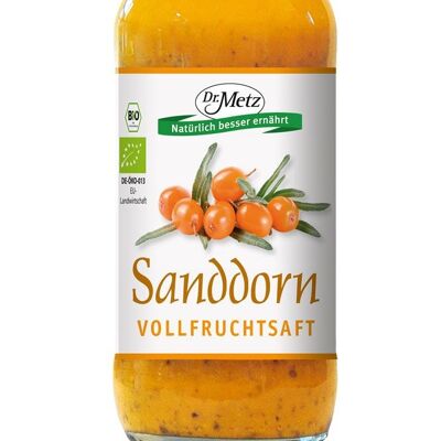 Sanddorn-Vollfruchtsaft, Bio, 300 ml