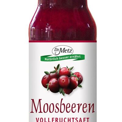 Moosbeerensaft aus Wildbeeren, 300 ml