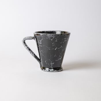 Mug petit-déjeuner en céramique 300ml / Noir EBONY 1