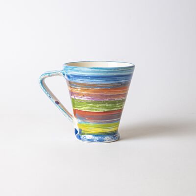 Taza de cerámica original desayuno 300ml / Multicolor SOL