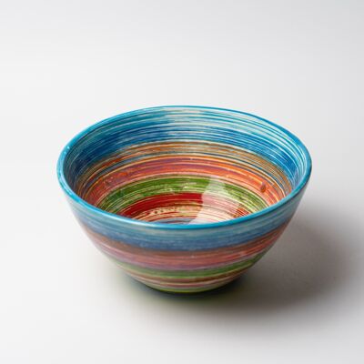 Keramik-Salatschüssel für Desserts und Salate Ø21cm 1,5L / Mehrfarbig SOL