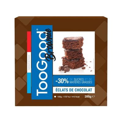 TOOGOOD - Chocolate brownie to share 285g - 30% sugar and fat* than existing ones on the market