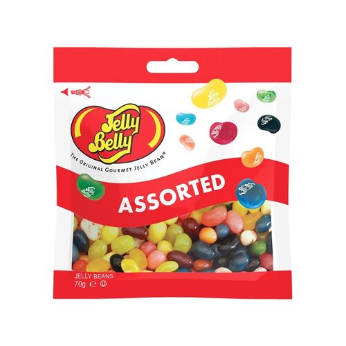 JELLY BELLY - Sachet de 70gr de bonbons gélifiés Jelly Beans - 20 Saveurs assorties  (Sans E171)