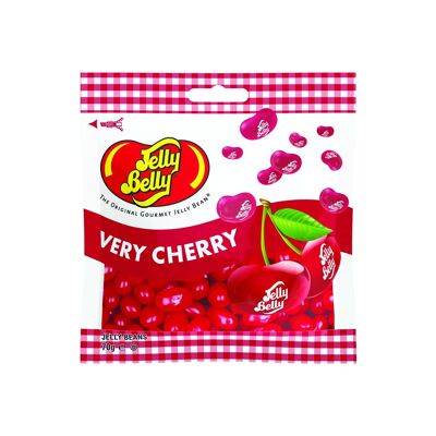 JELLY BELLY - Sacchetto da 70gr di caramelle gommose Jelly Beans - Gusto molto ciliegia