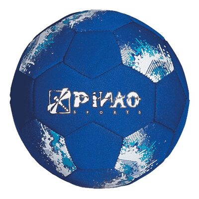 Mini balón de fútbol neopreno PINAO azul (Art. 694-34)