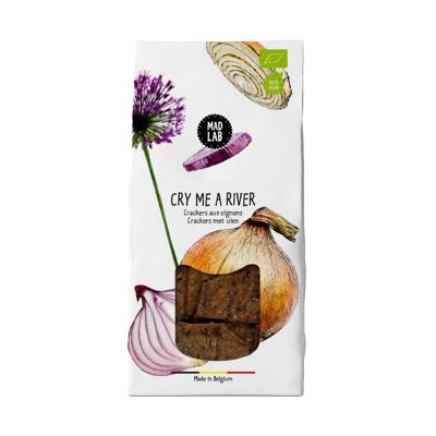 Cry me river crackers, onions, 110 g