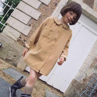 Jasmine corduroy biscuit dress