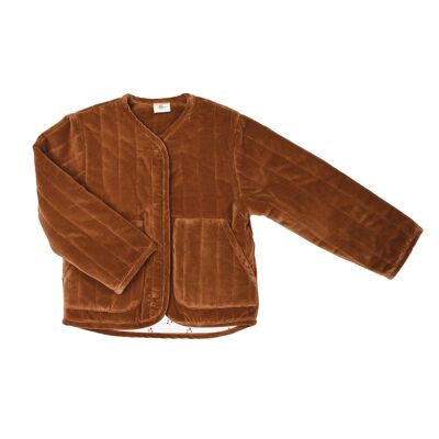 Veste Cléophée Velours cacao