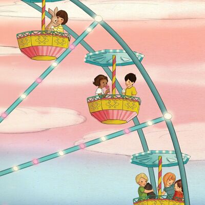 Ferris Wheel Fun Postcard