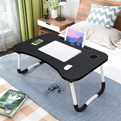 Folding laptop stand in black colour. Dimension:  60x40x28cm MB-256B