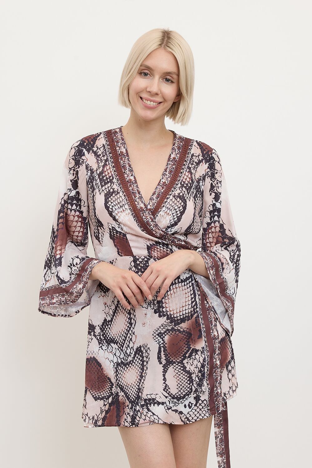 Tunica avvolgente stampata - 5309