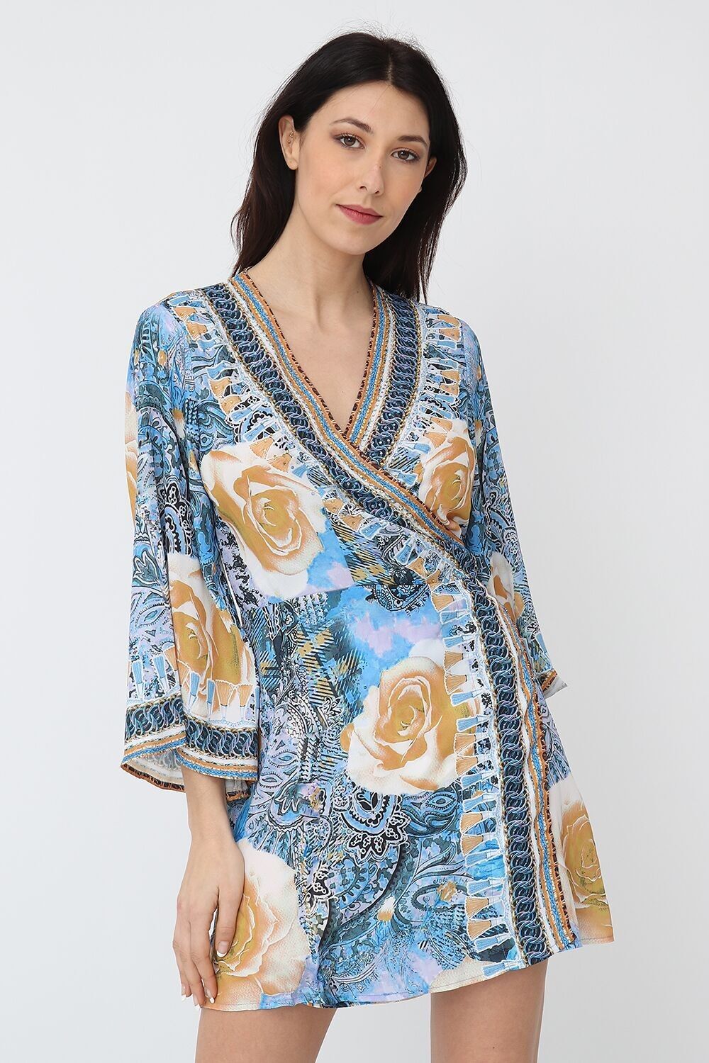 Tunica avvolgente stampata - 5022