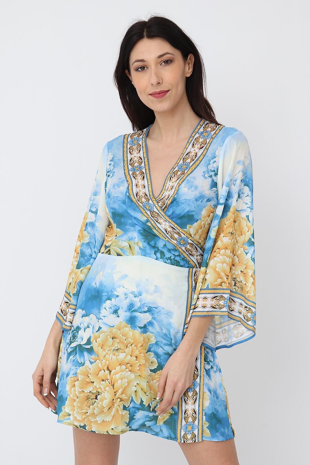 Tunica avvolgente stampata - 5089