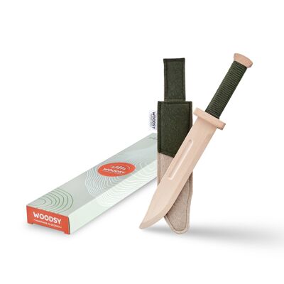 WOODSY ® Mini Spielzeug Schwert aus Echtholz mit Scheide