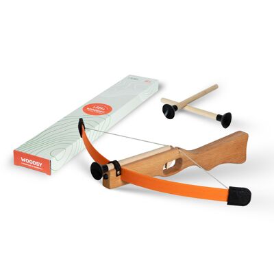 Children's crossbow with 3 arrows with suction cup