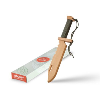 WOODSY ® mini toy sword made of real wood