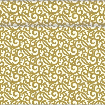 Runner Rico in oro champagne in Linclass® Airlaid 40 cm x 24 m, 1 pezzo