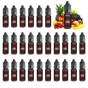 Lot 2 (Flavours 101 - 200) - Flacons de 10 ml - Arômes professionnels à haute concentration. Plus de 250 saveurs disponibles. 1