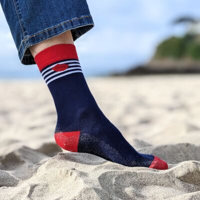 Frankreich-Socken aus Bio-Baumwolle – Bretonne