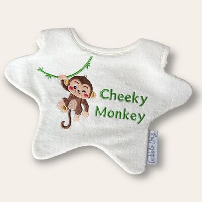 Cheeky Monkey Baby Bib