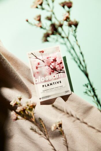 Masque en feuille biodégradable Plantive Blossom Therapy 🌸 3