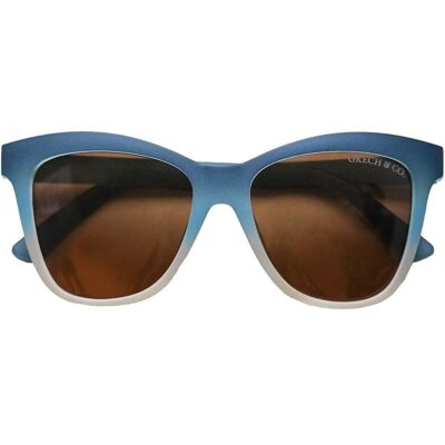 Iconic Wayfarer Ombre | Polarized Sunglasses | Baby - Desert Teal Ombre