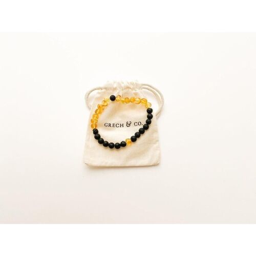 Adult Amber Bracelet 18 cm - Enlighten Ying&Yang