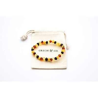 Adult Amber Bracelet 18 cm - Faith