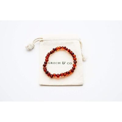 Adult Amber Bracelet 18 cm - Strength