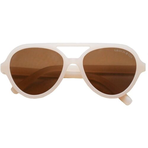 Aviator | Polarized Sunglasses | Baby - Creamy White