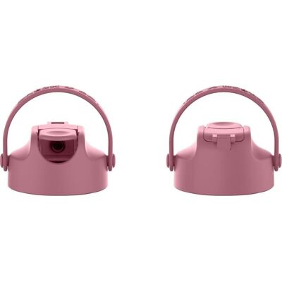 Bite + Sip | Replacement Lid - 14oz + 18oz Thermo Water Bottle | Mauve Rose