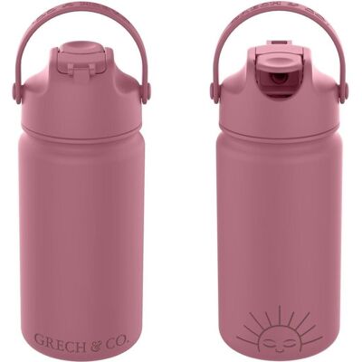Bite + Sip | Thermo Water Bottle - 14oz | Mauve Rose
